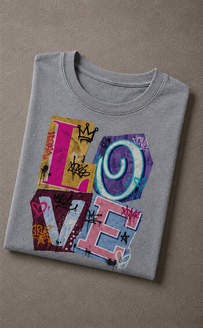 Vintage Wash Drop Shoulder T-shirt