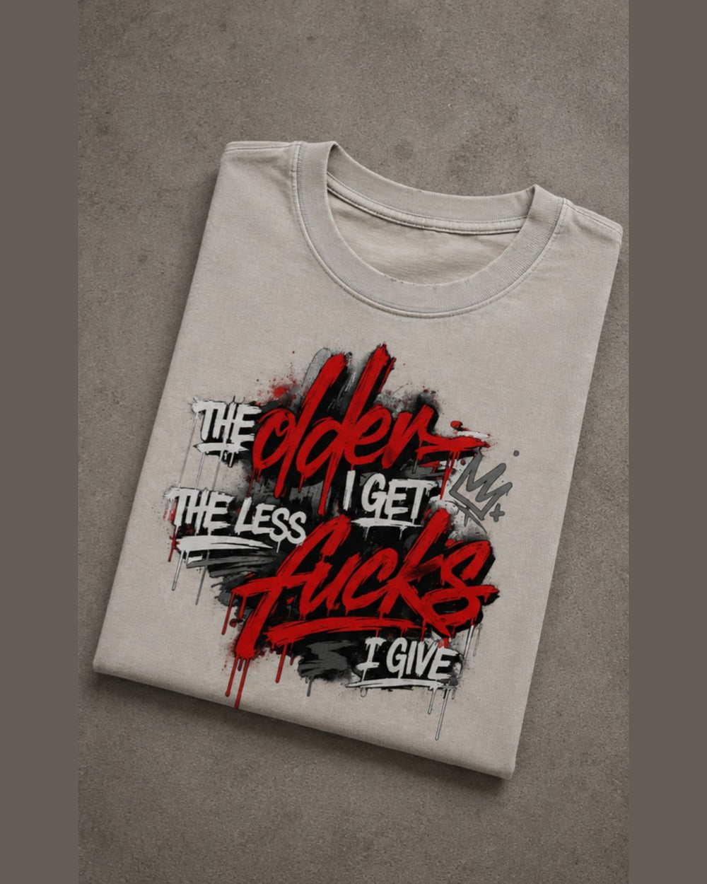 Heavyweight Vintage Washed Frayed T-Shirt